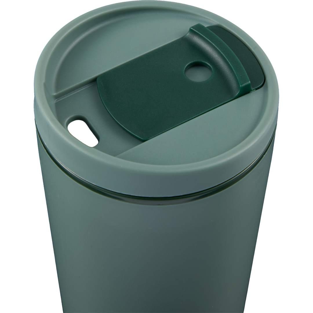 Santino recycled tumbler w/ dual function lid 16oz Black miniatura 47