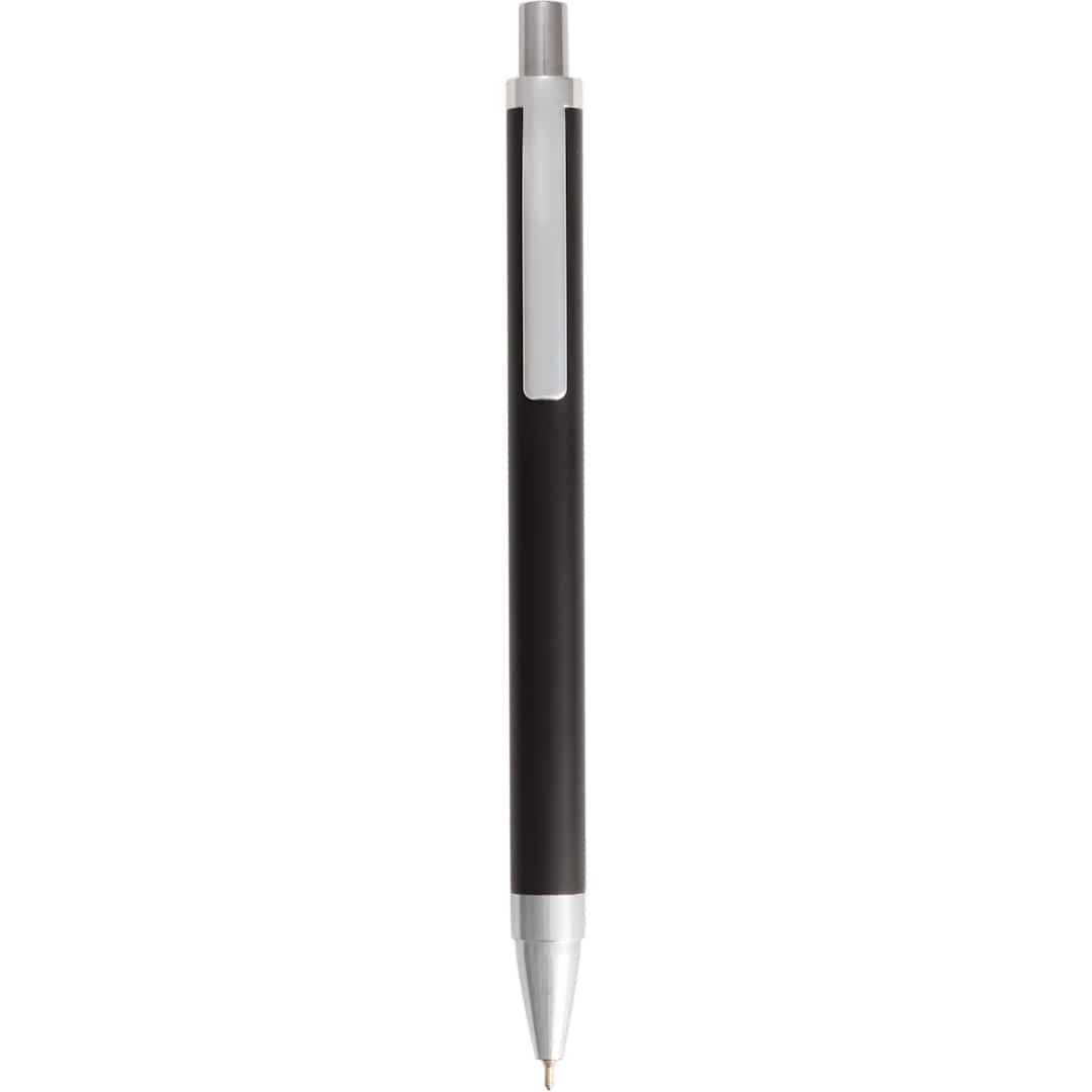 Beau recycled aluminum gel pen Blue front