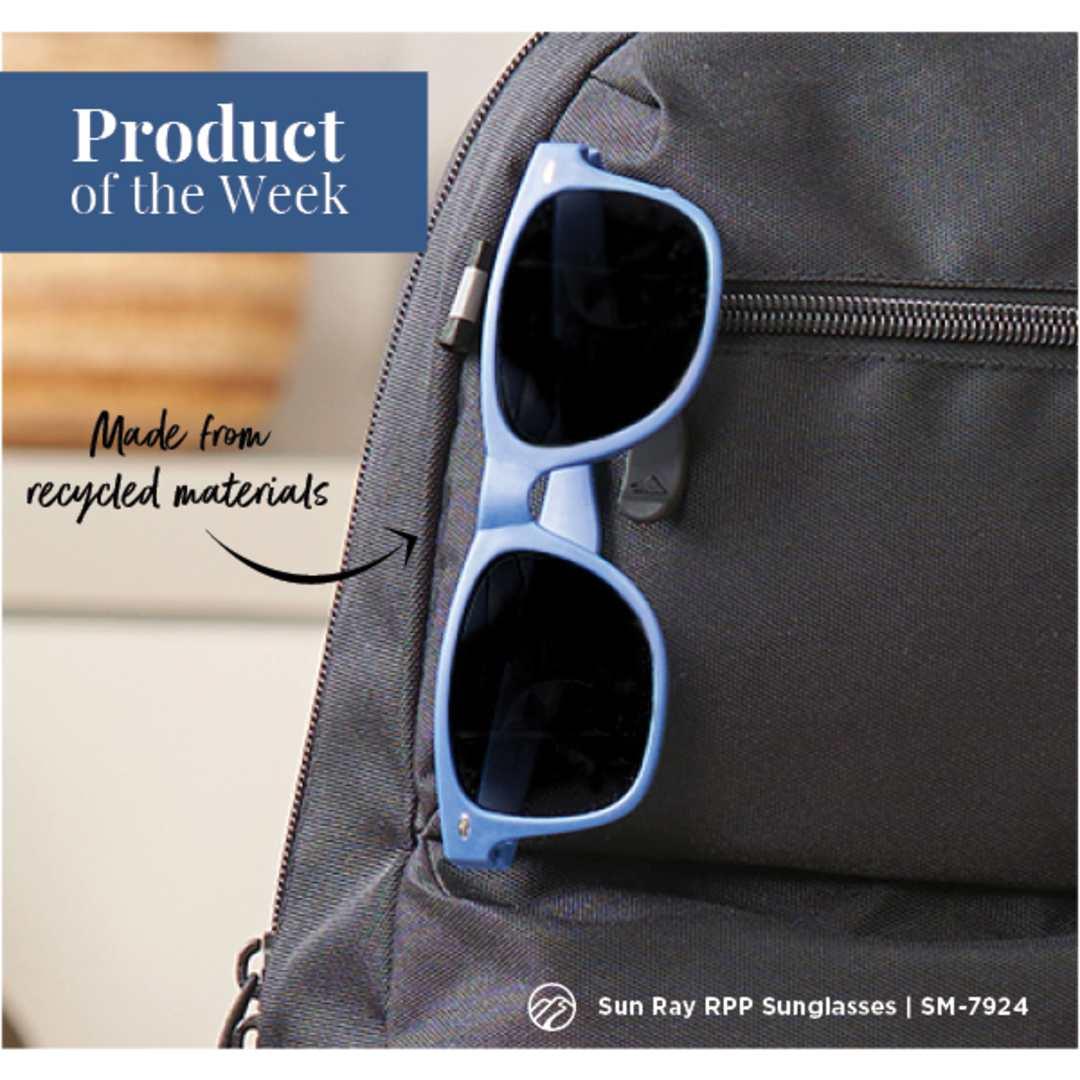 Sun ray recycled sunglasses Black miniatura 3