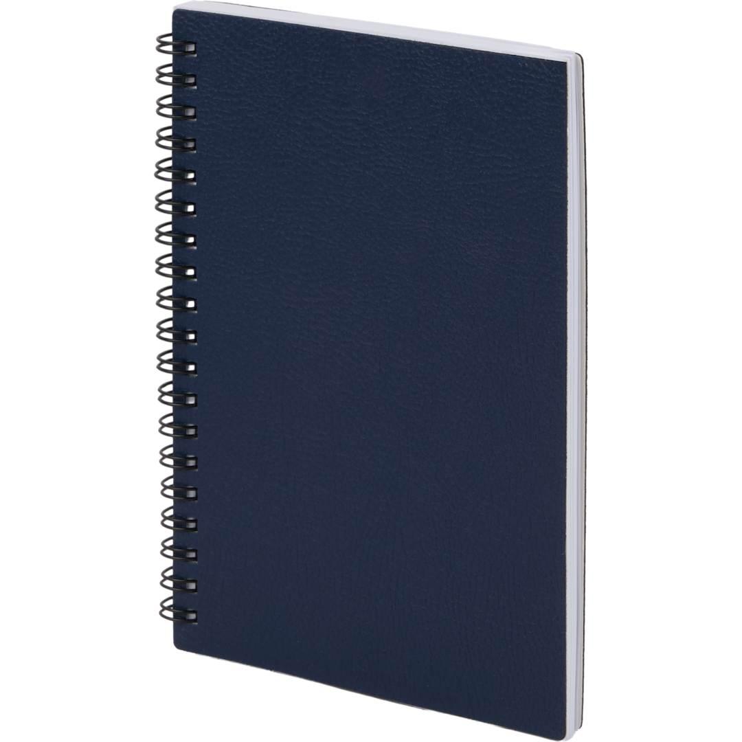 5 X 7 fsc ® recycled pebble grain spiral journal Black miniatura 11