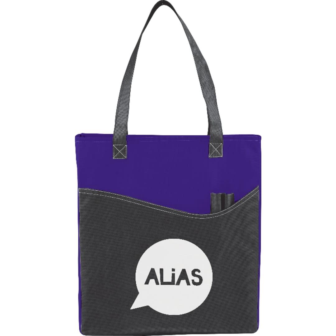 Rivers pocket non-woven convention tote Green miniatura 20