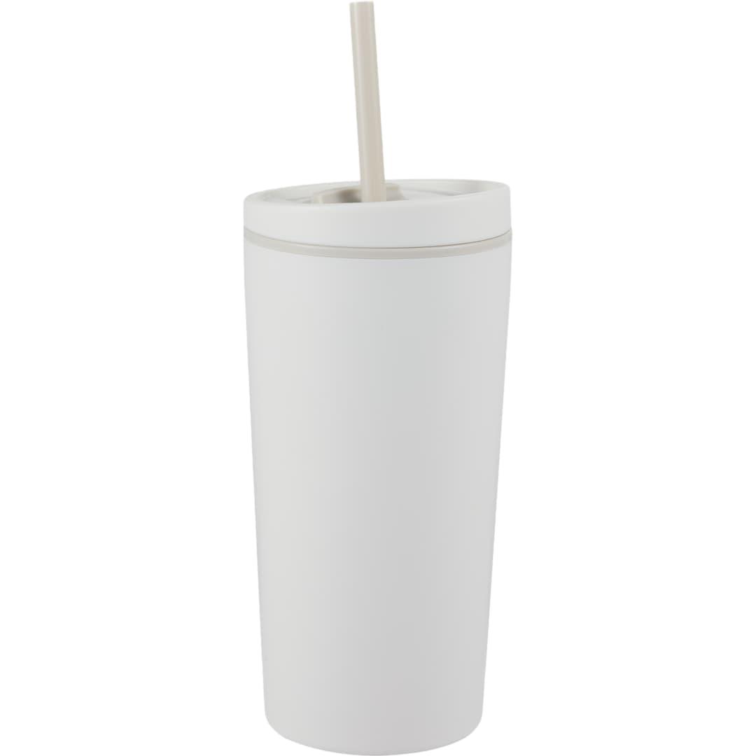 Santino recycled tumbler w/ dual function lid 16oz Black miniatura 22