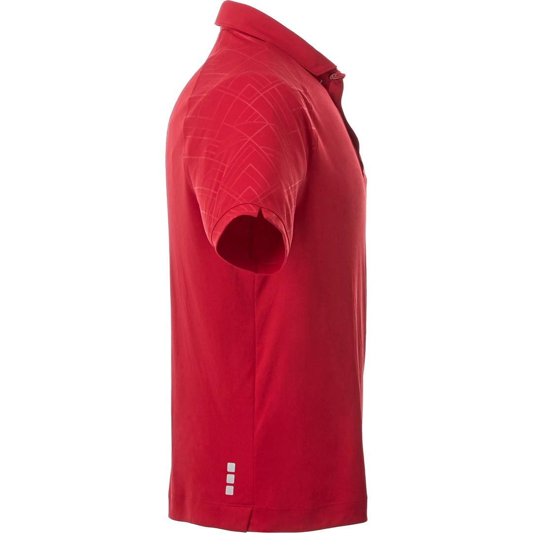 Mens hakone ss polo Red miniatura 3