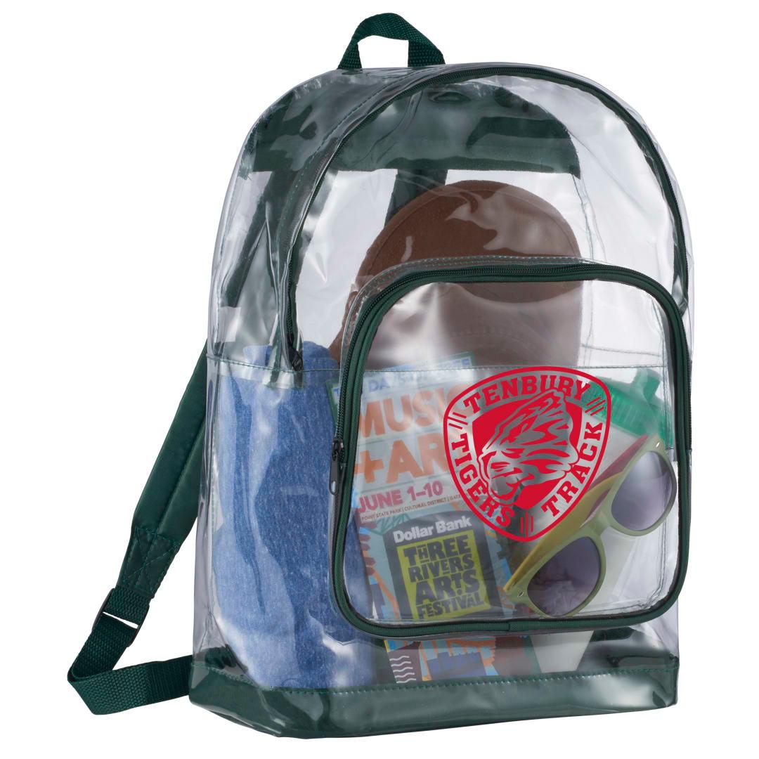 Rally clear backpack Black miniatura 11