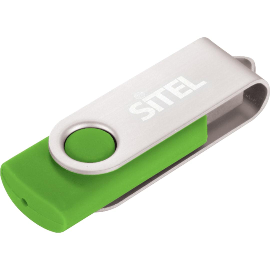 Rotate flash drive 4gb Red miniatura 22