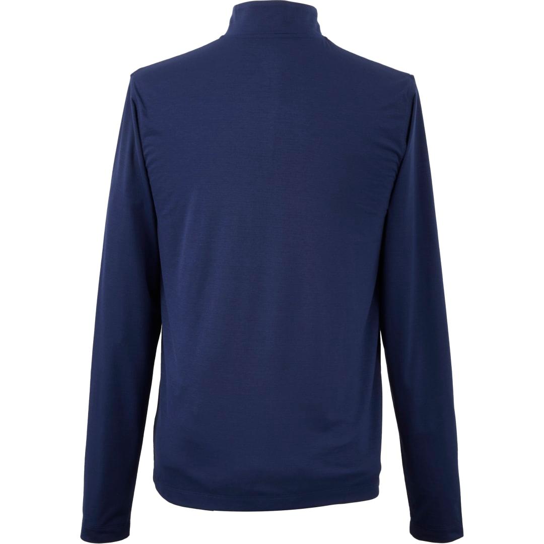 Izu everything performance eco 1/4 zip - mens Navy Blue front
