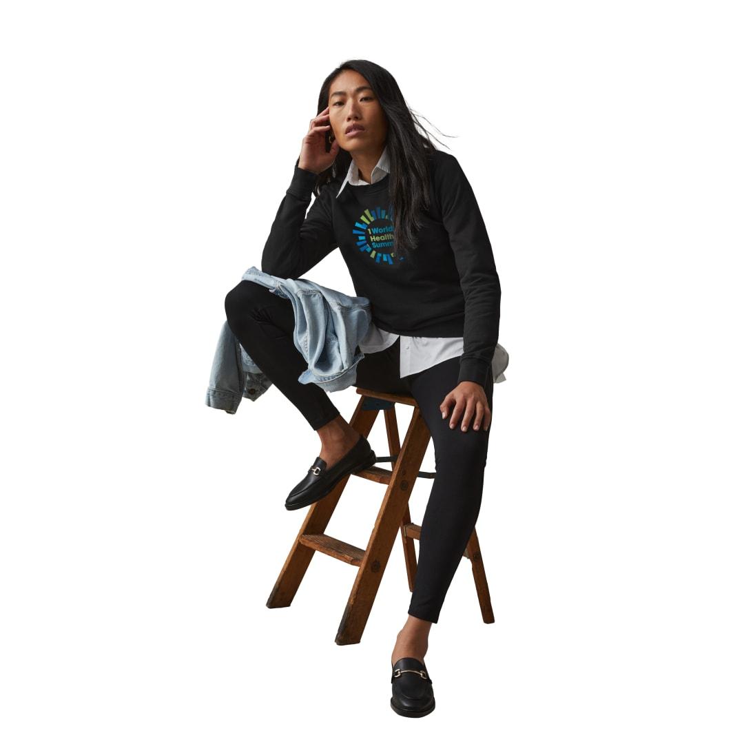American giant everyday crew sweatshirt - womens Blue miniatura 21