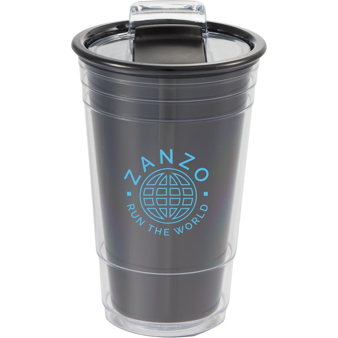 Mipsy recycled double wall tumbler 16oz Black miniatura 10