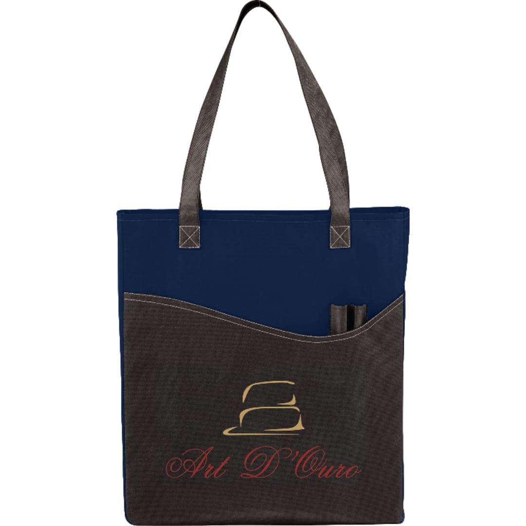 Rivers pocket non-woven convention tote Green miniatura 11