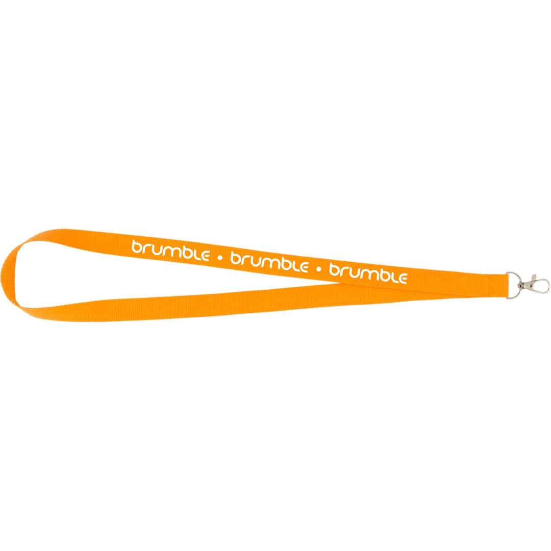 Neon recycled lanyard Blue miniatura 9