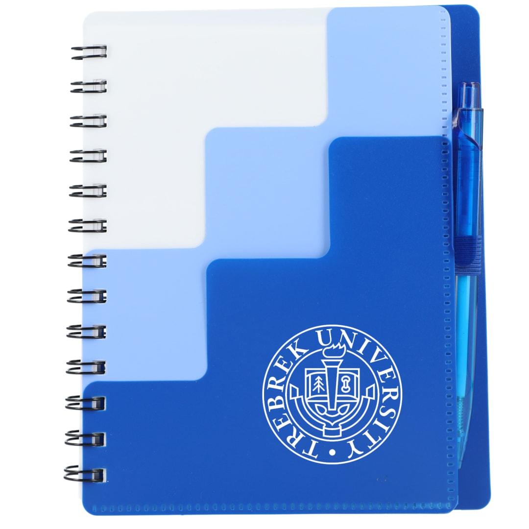 5 X 7 recycled pace spiral notebook w pen Black miniatura 9