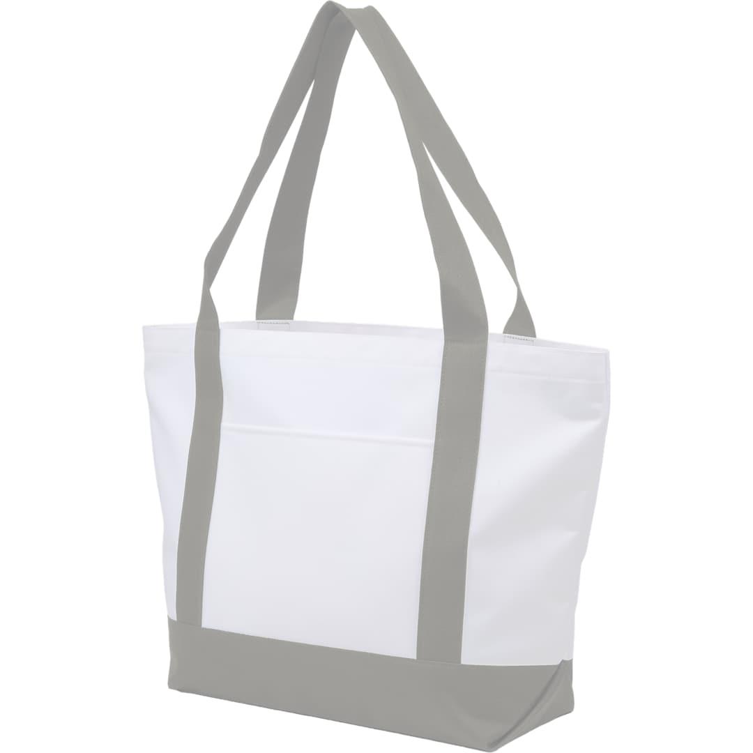 Oversized recyled canvas tote bag Black miniatura 15