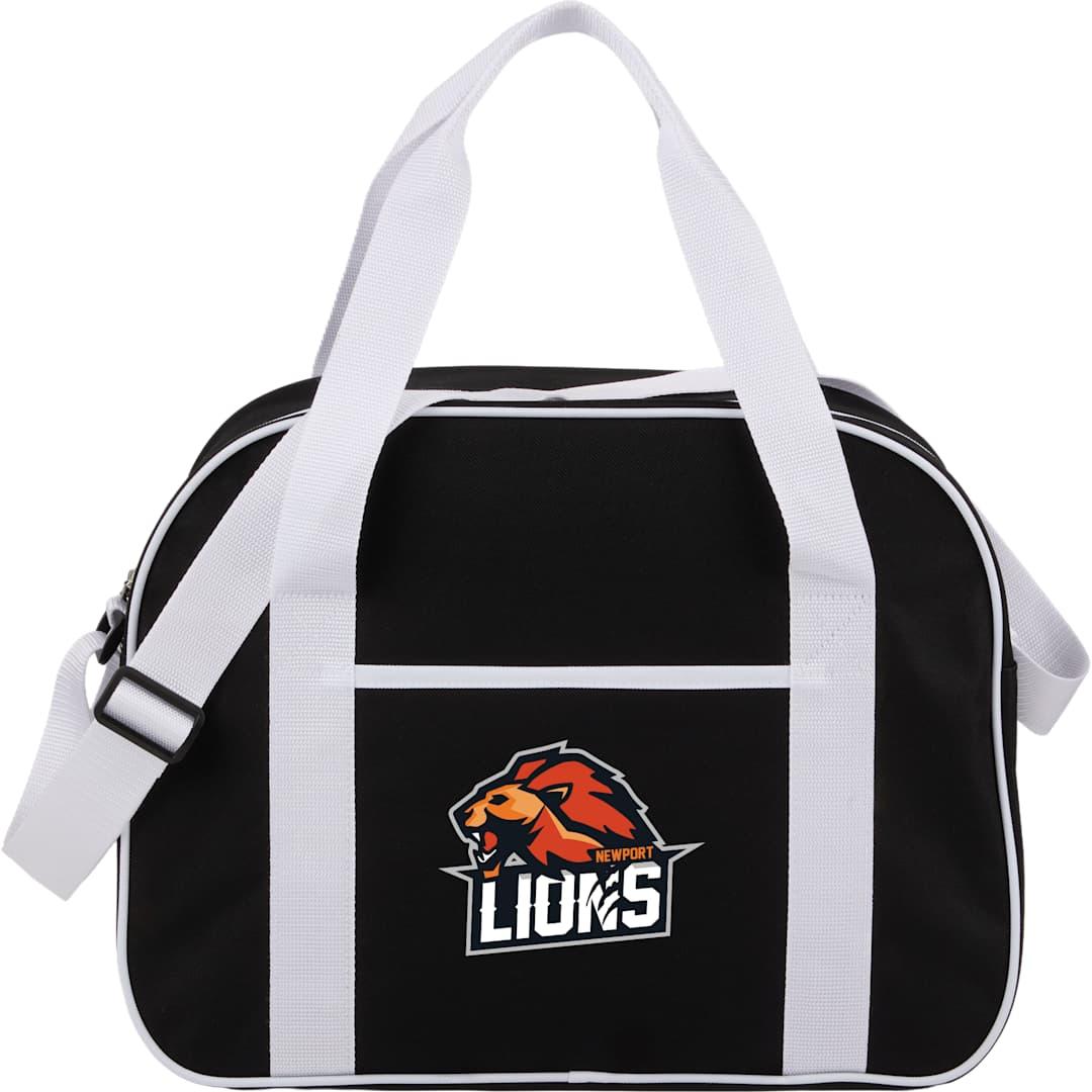 Varsity sport duffle bag Black miniatura 8