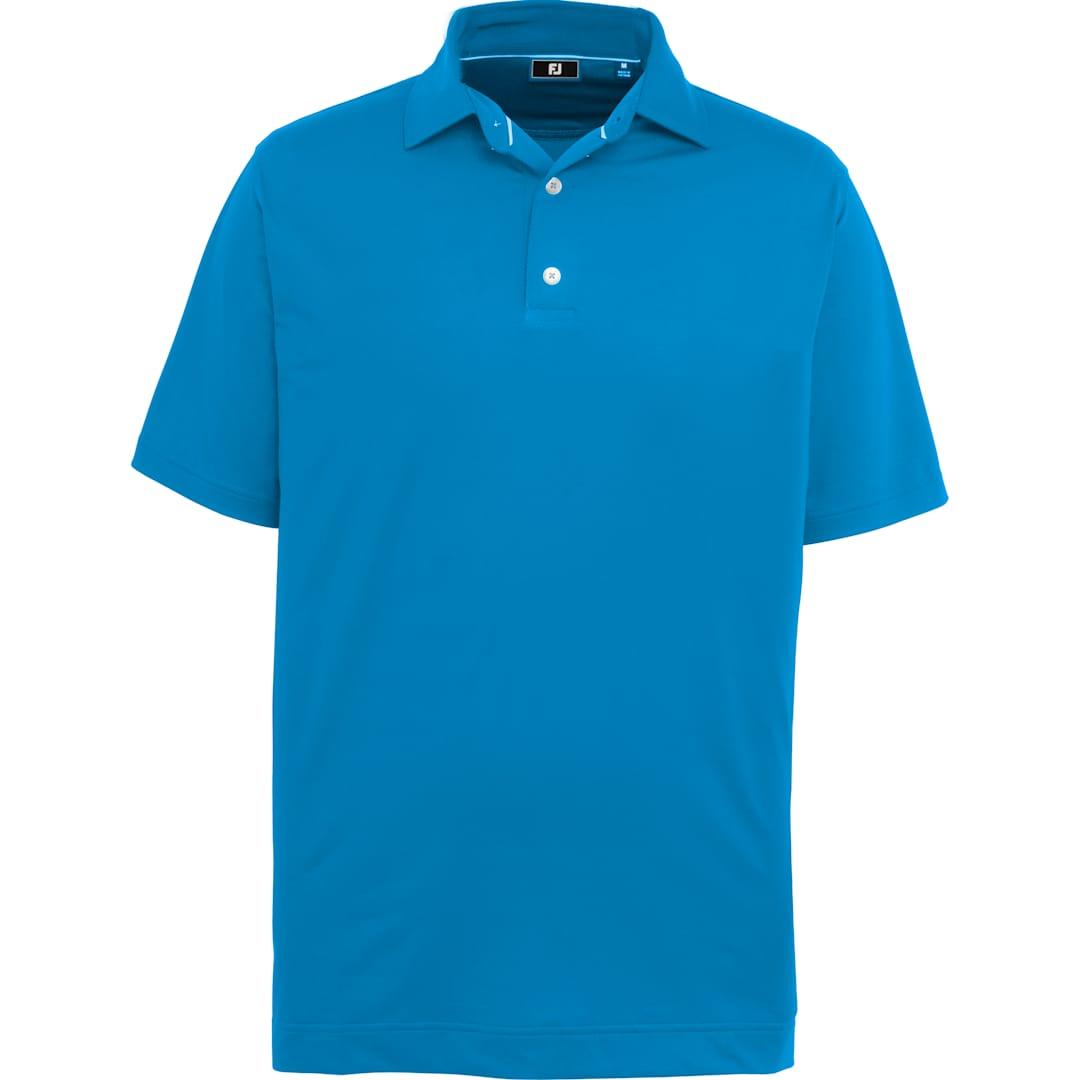 Footjoy mens tonal dot print polo Royal miniatura 9
