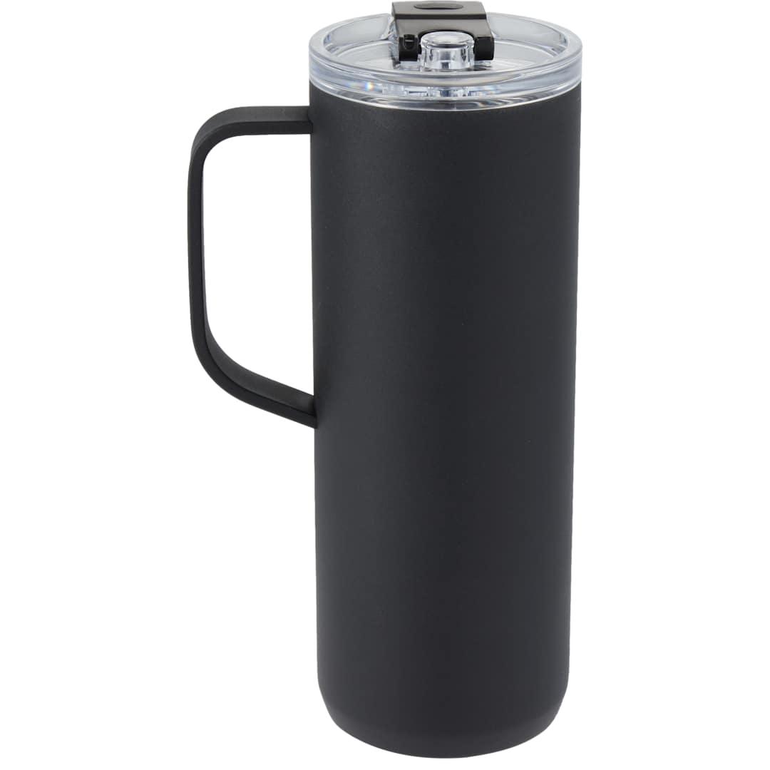 Whitney recycled tall tumbler w/ flip lid 20oz Black miniatura 4
