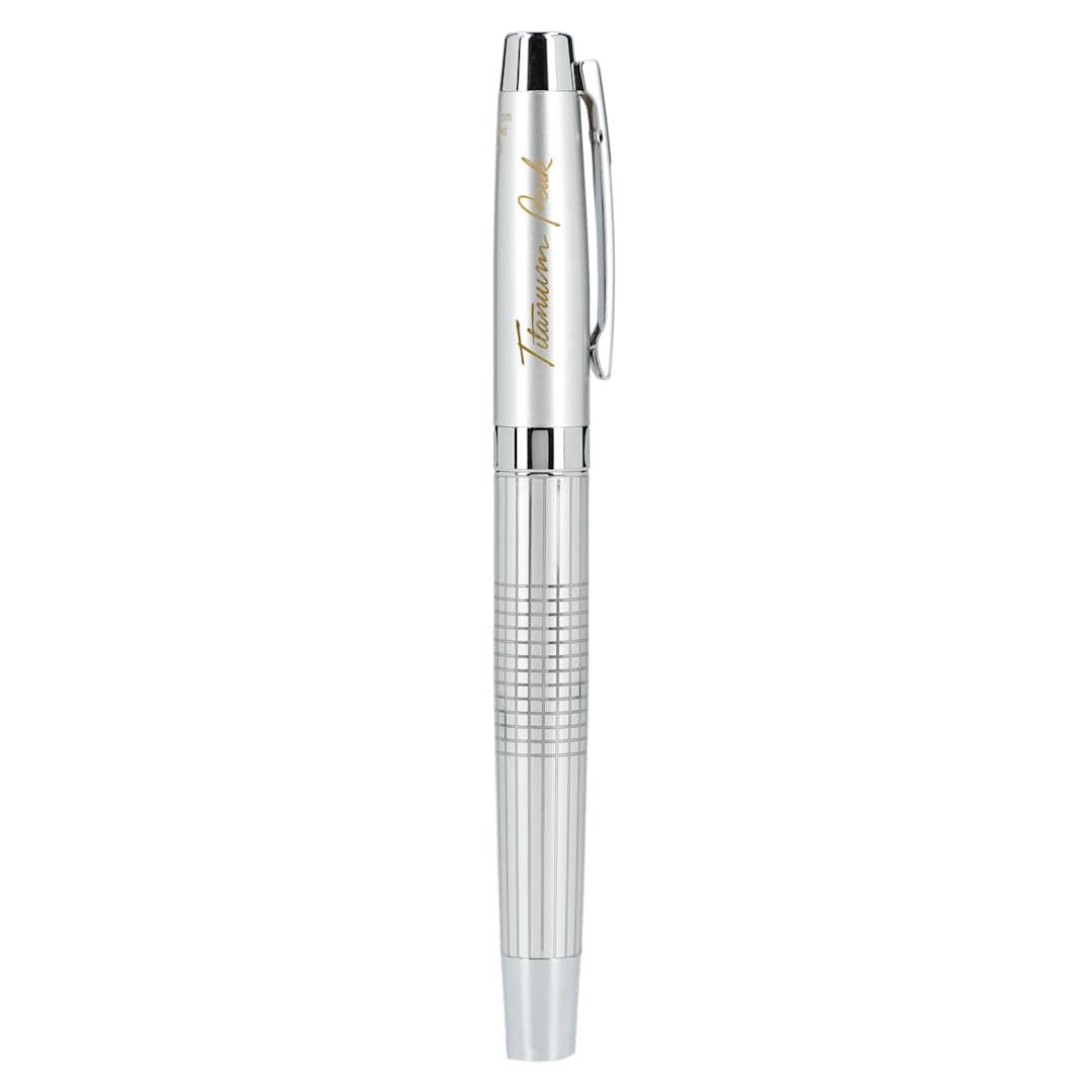 Newton recycled brass gel rollerball Black miniatura 20