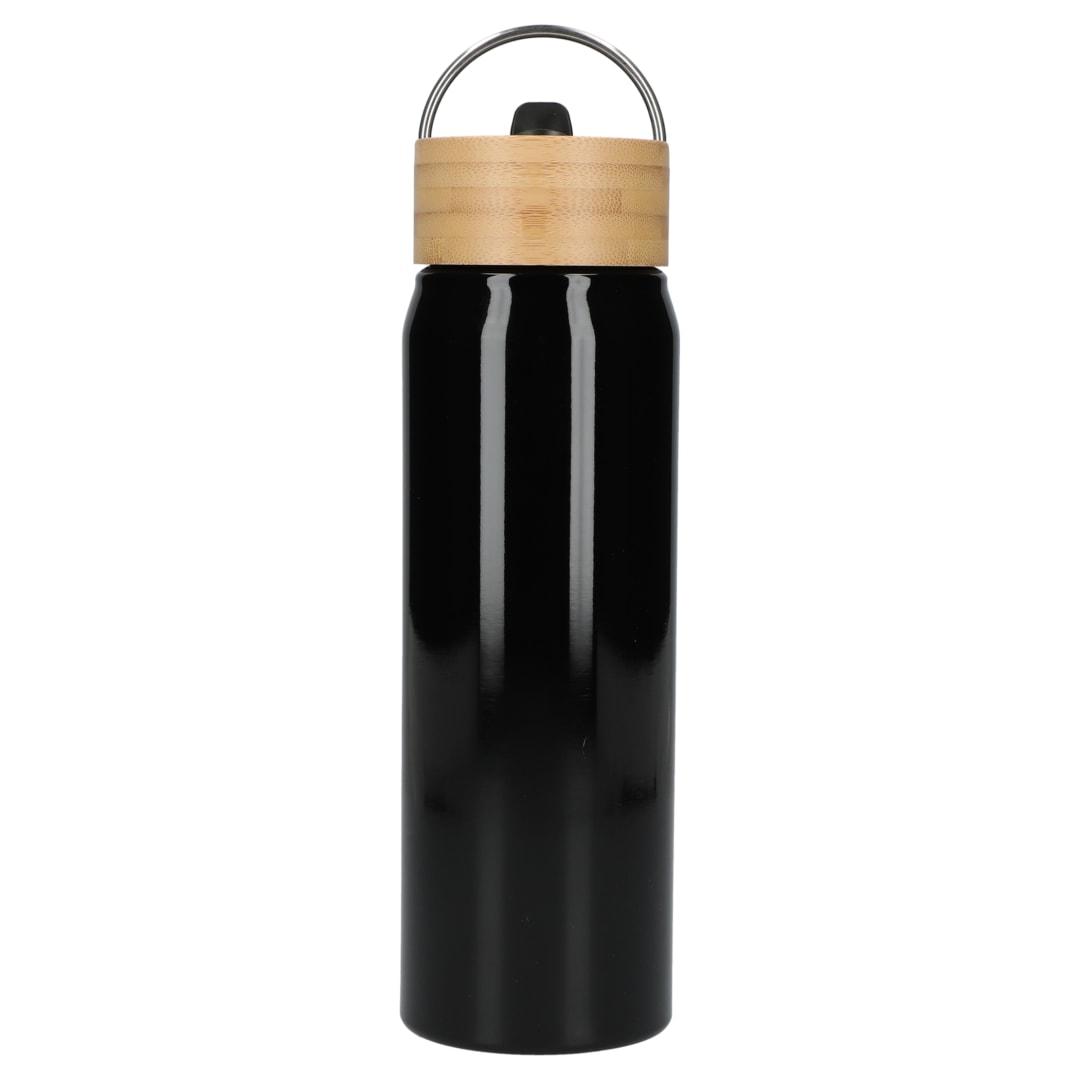 Billy 26oz aluminum bottle w/ fsc® bamboo lid Black miniatura 10