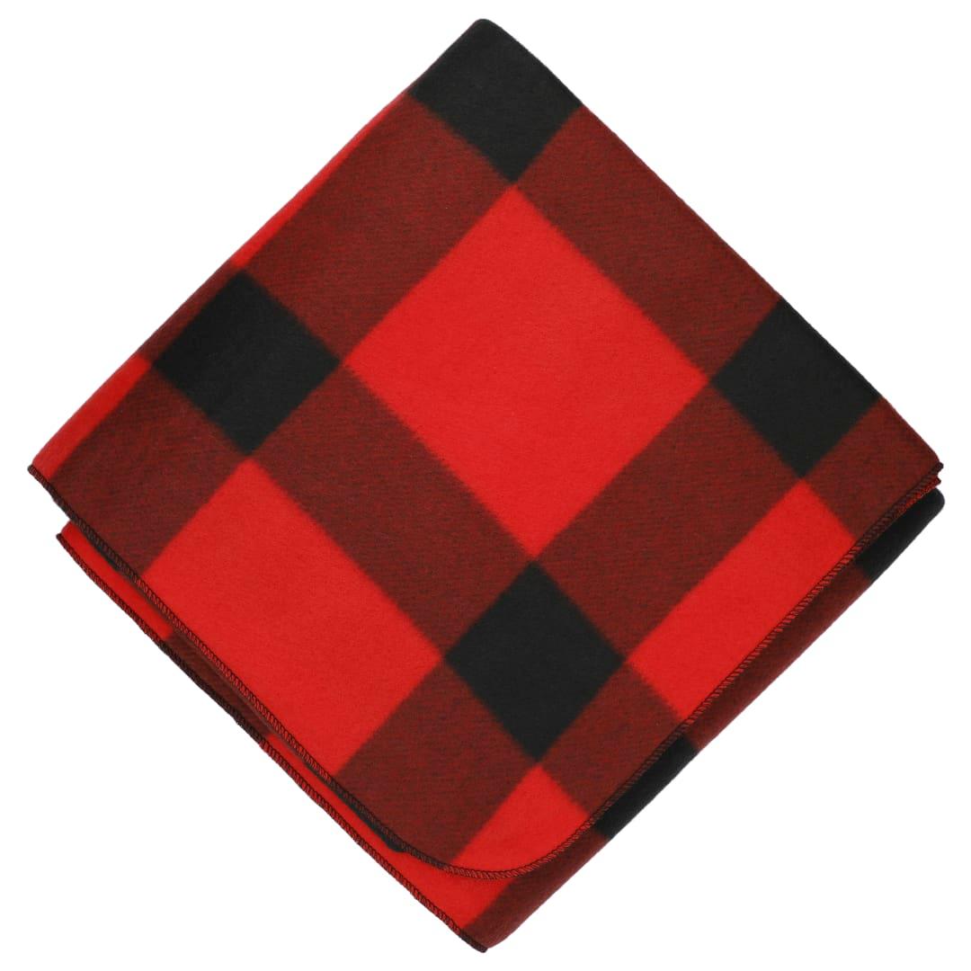 Buffalo plaid fleece blanket Red miniatura 9