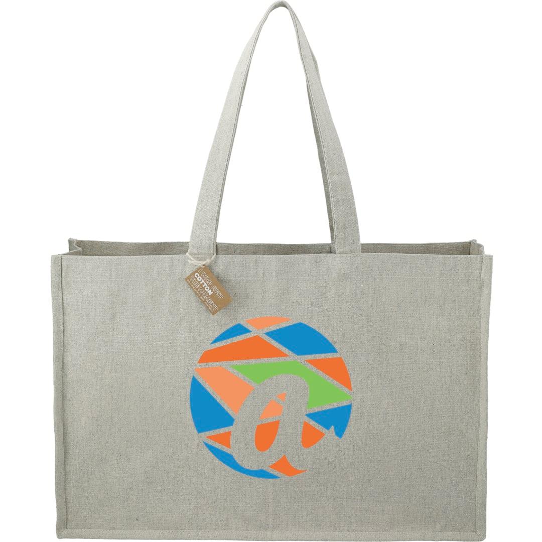 Repose 10oz recycled cotton shoulder tote Grey miniatura 14