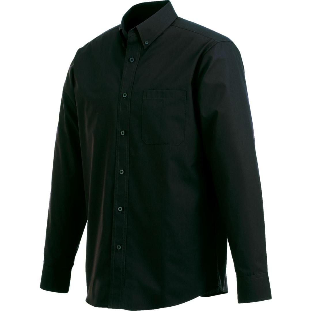 Mens preston long sleeve shirt tall White miniatura 7