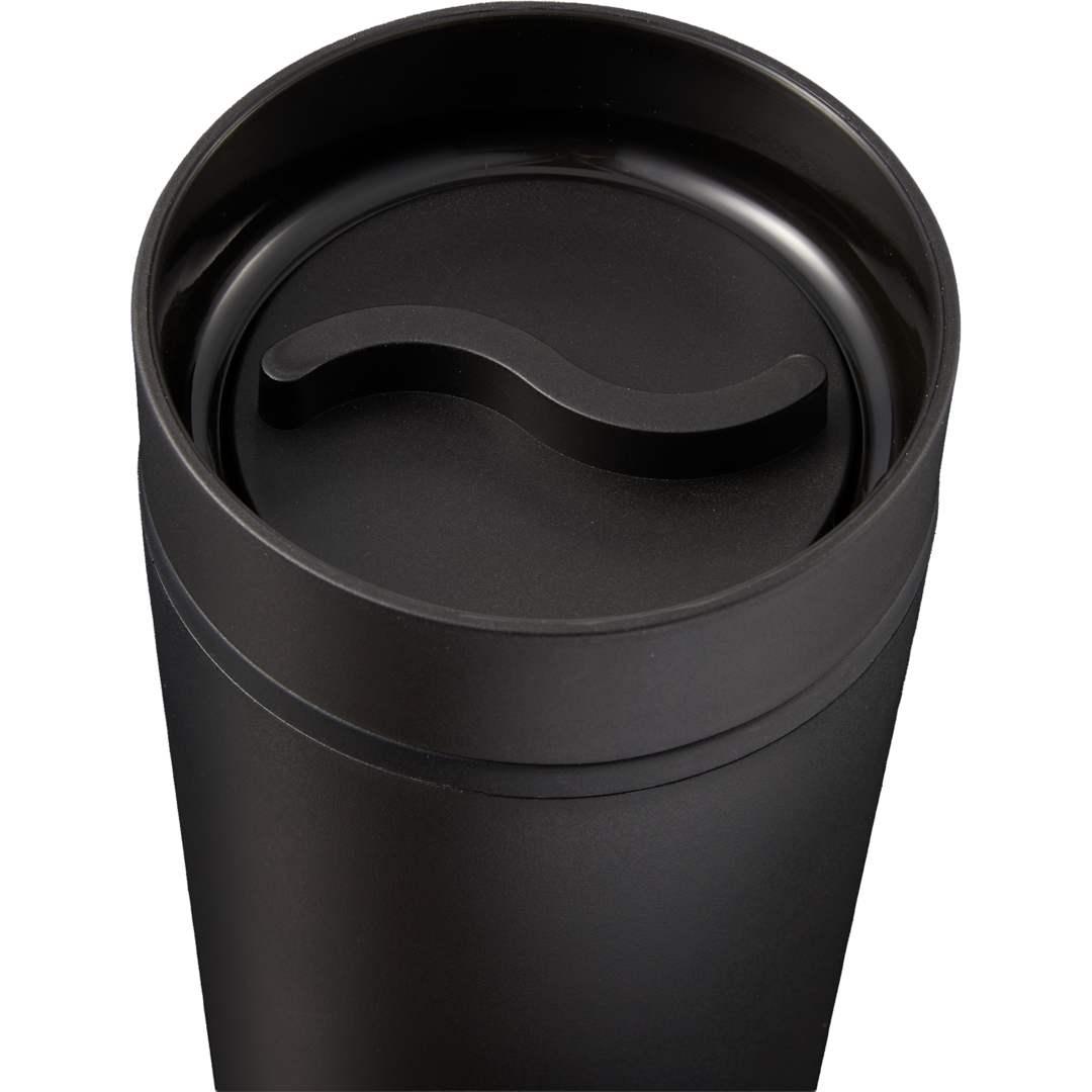 Lola recycled tumbler w/ 360 degree lid 16 oz Black miniatura 6