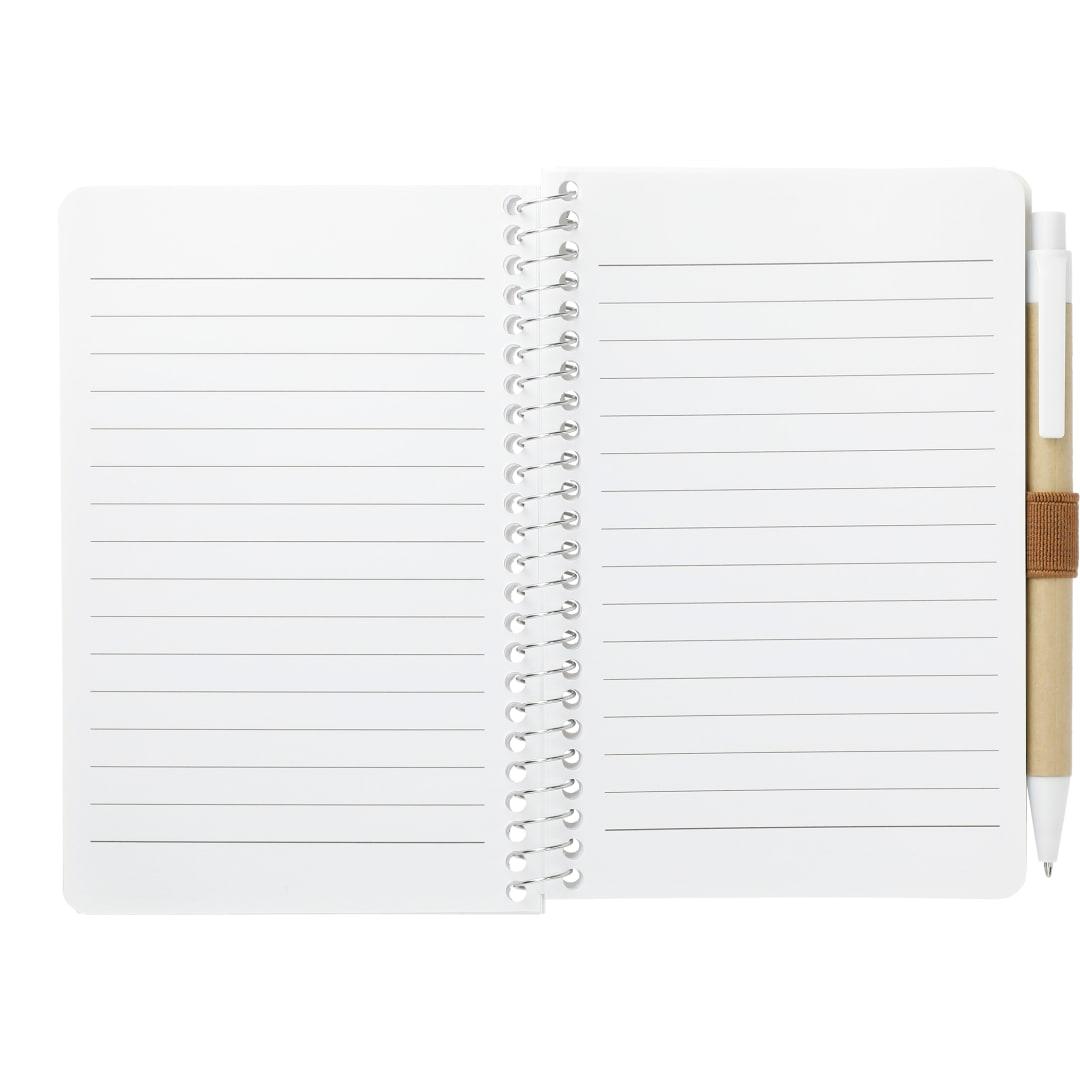 Fsc® mix 4 x 6 pocket spiral notebook with pen Black miniatura 16