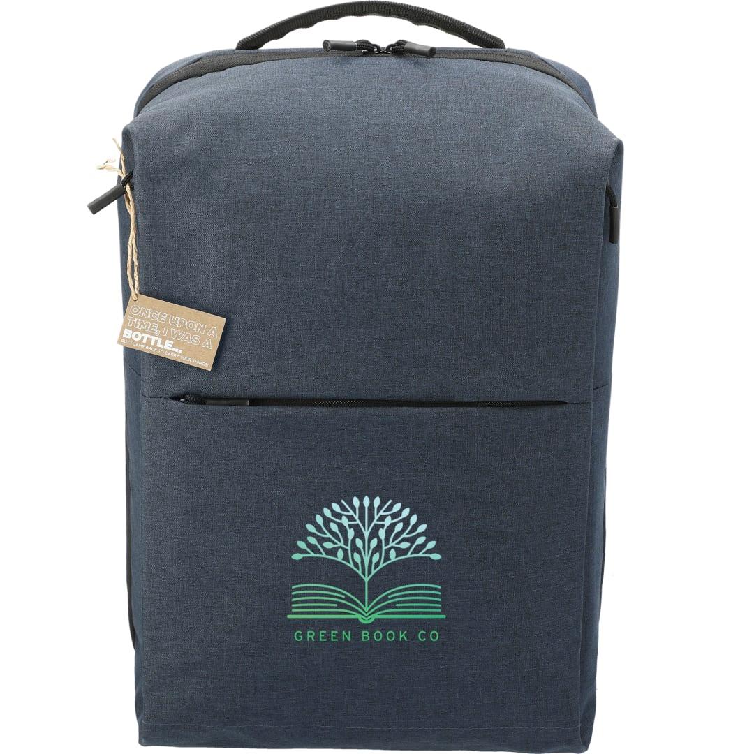 Aft recycled 15 computer backpack Navy Blue miniatura 15