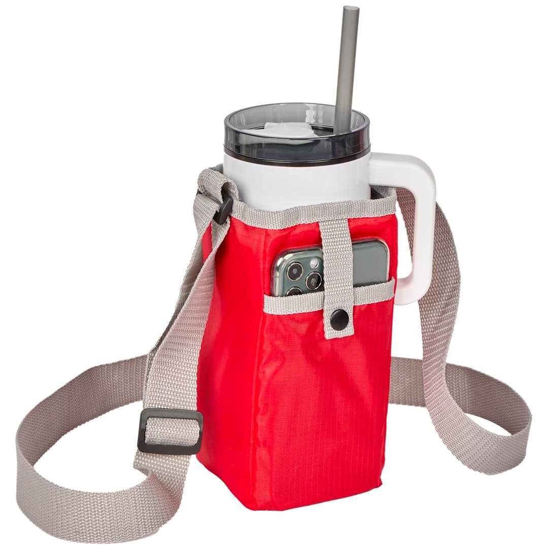 Insulated bottle sling Black miniatura 10