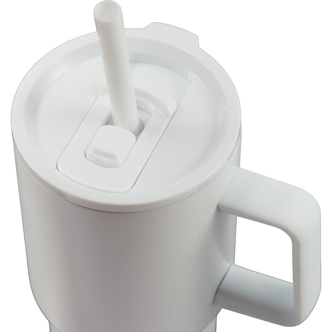 Summit 18oz recycled vacuum insulated mug w/ straw Black miniatura 29