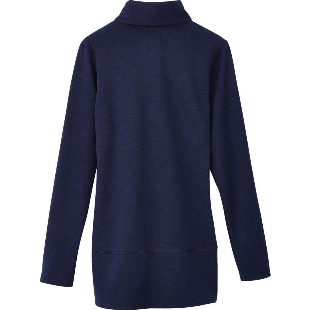 Womens equinox knit blazer Blue front