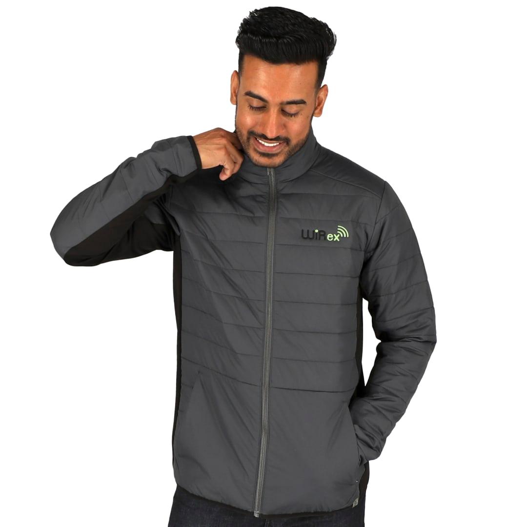 Geneva eco hybrid insulated jacket-mens Grey miniatura 5