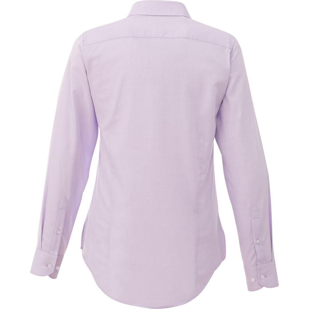 Womens pierce long sleeve shirt White miniatura 6
