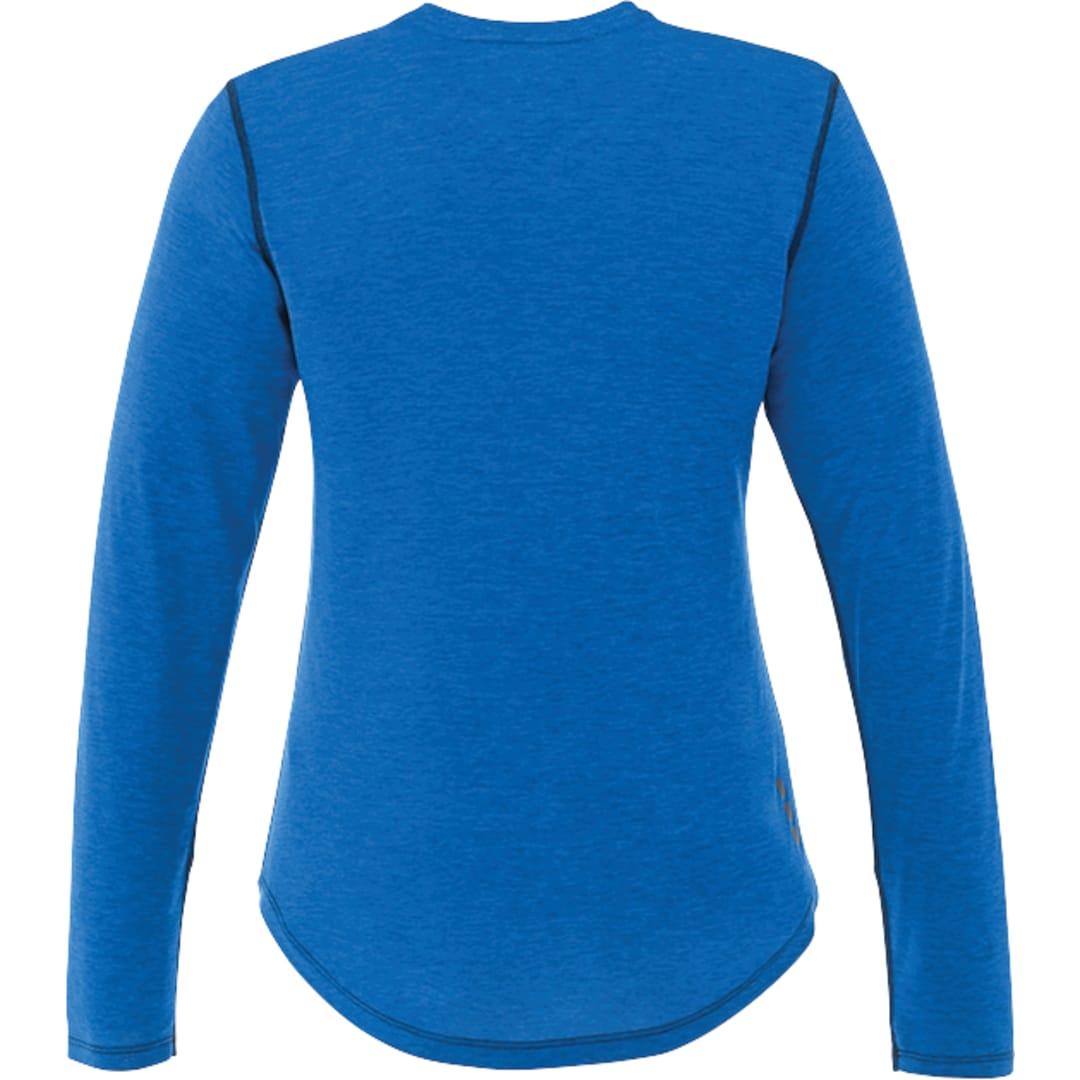 Womens quadra long sleeve top Red miniatura 4