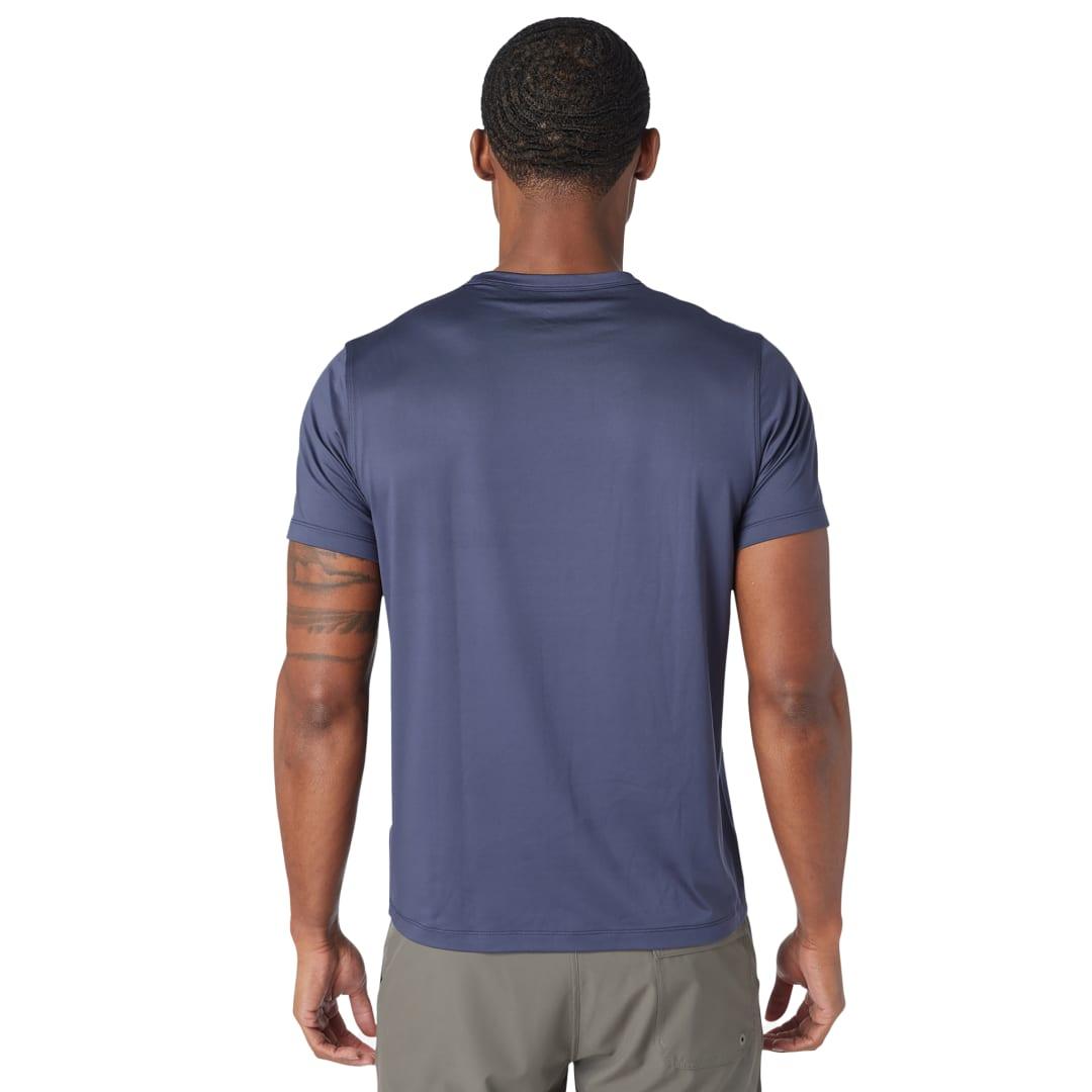 Greatness wins core tech tee - mens Navy Blue front