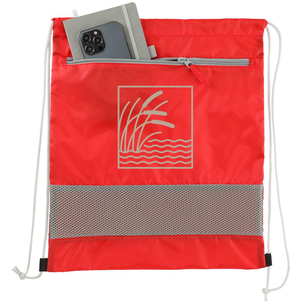 Sparks recycled drawstring bag Black miniatura 16