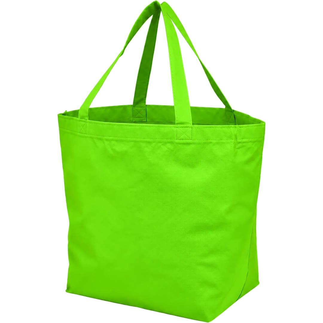 Yaya 100% recycled budget non woven shopper tote Black miniatura 30