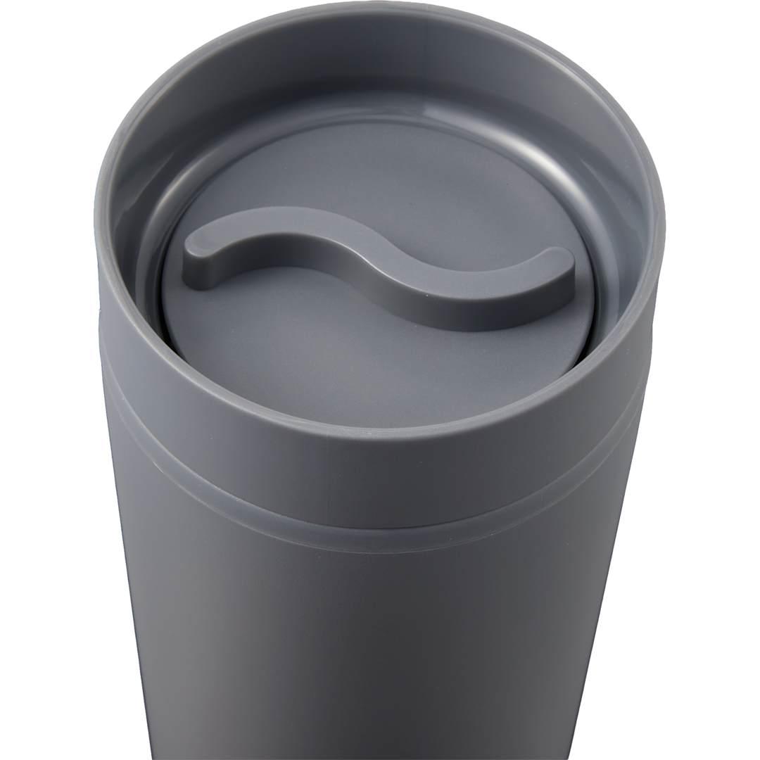 Lola recycled tumbler w/ 360 degree lid 16 oz Black miniatura 12