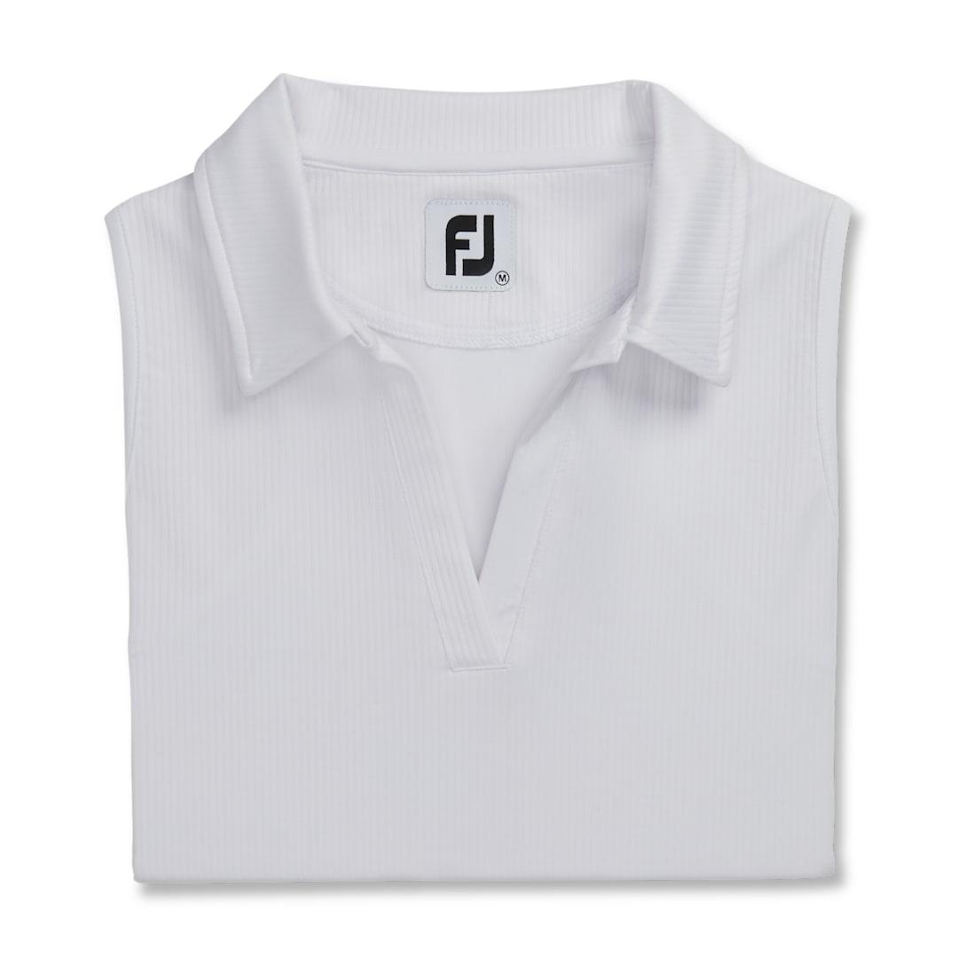 Footjoy womens racerback tank polo White miniatura 6