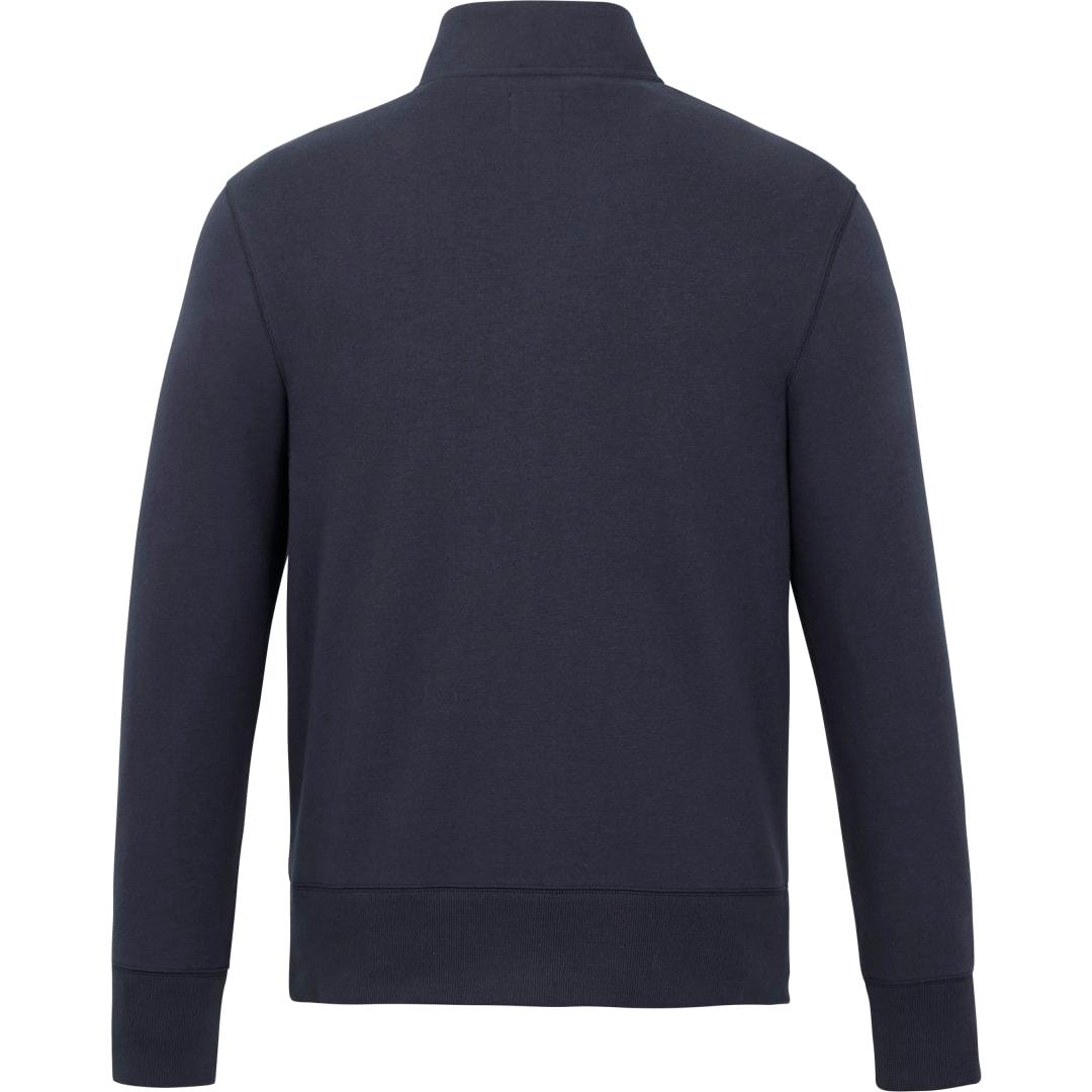 Mens paddlecreek roots73 fleece quarter zip Navy Blue front