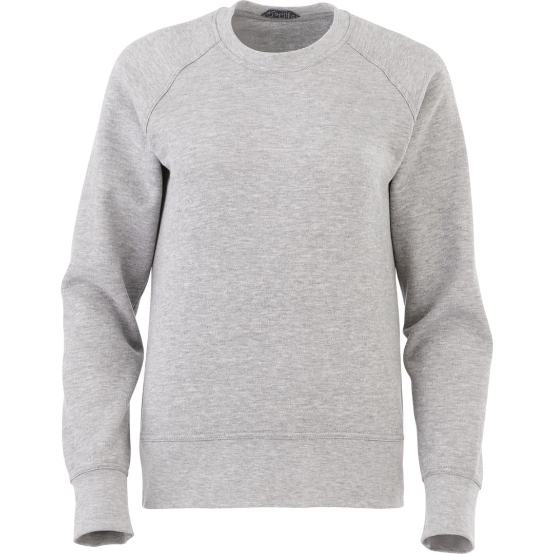 Womens kruger fleece crew Dark Gray front