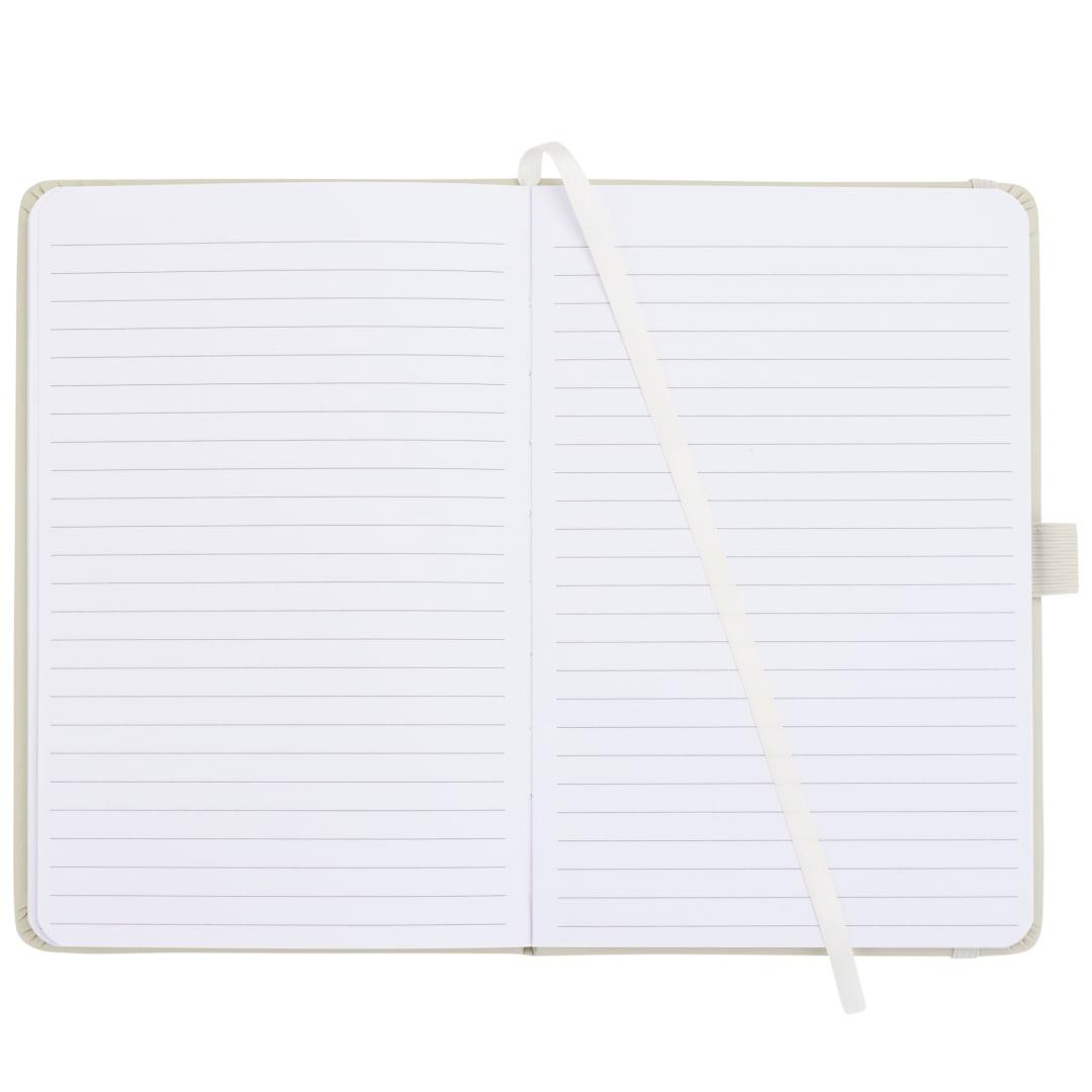 5.5 X 8.5 fsc® mix pineapple leather journal Black miniatura 17