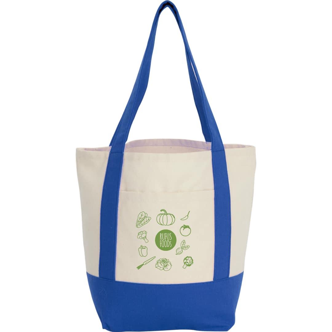 Mini recycled 8oz cotton canvas tote Red miniatura 12