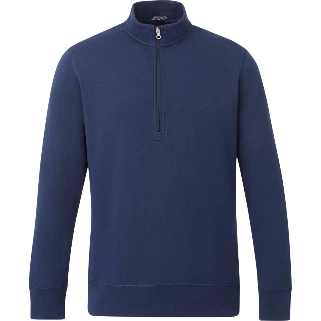Mens dayton fleece half zip Black miniatura 3