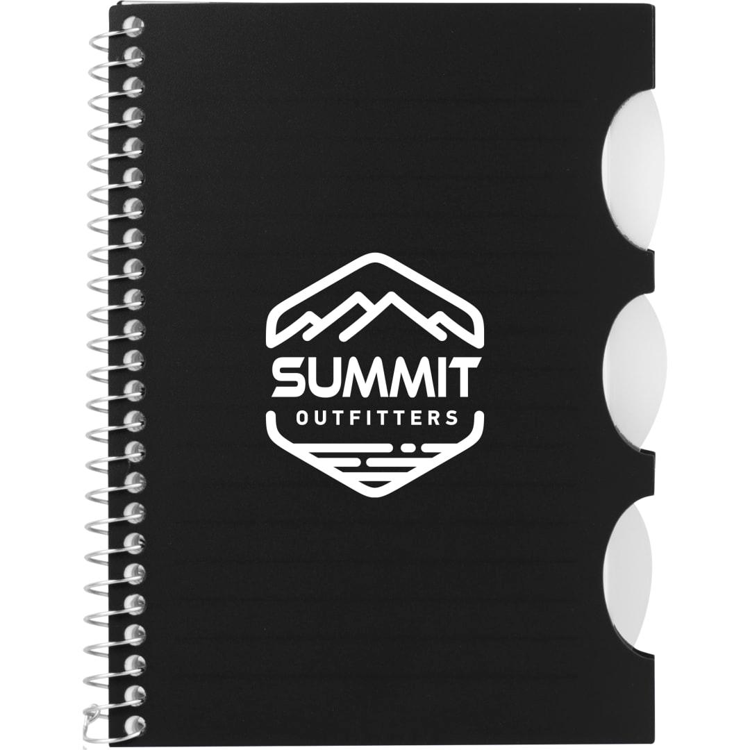 Fsc® recycled 4 x 6 multitask notebook Black miniatura 4