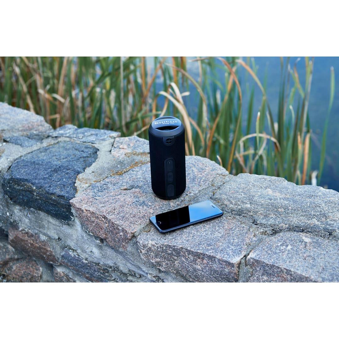 Rugged fabric outdoor waterproof bluetooth speaker Royal front