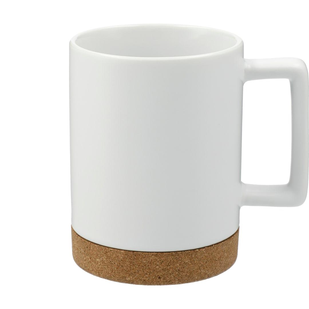 Bates 15oz ceramic mug w/ cork base Black miniatura 10