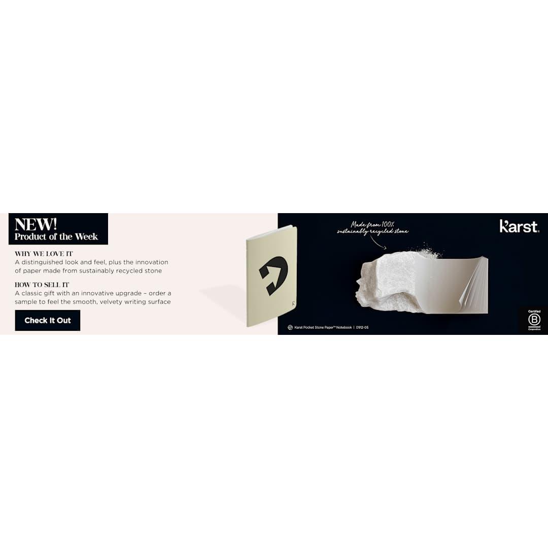 Karst pocket stone paper notebook Beige miniatura 23