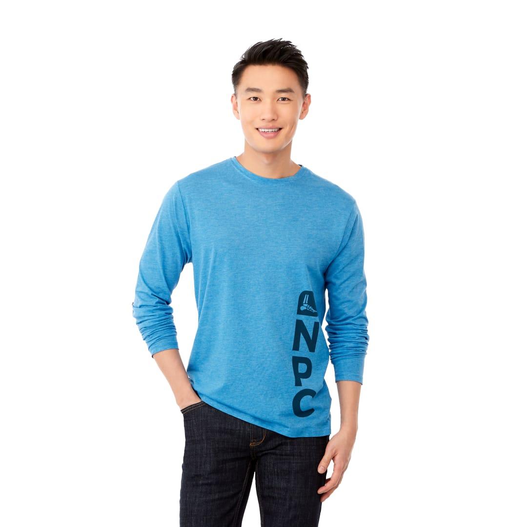 Mens holt long sleeve tee White miniatura 8
