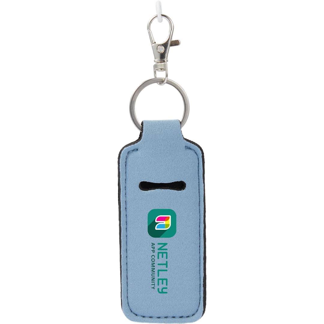 Bottle charm w/ neoprene chapstick holder Black miniatura 28