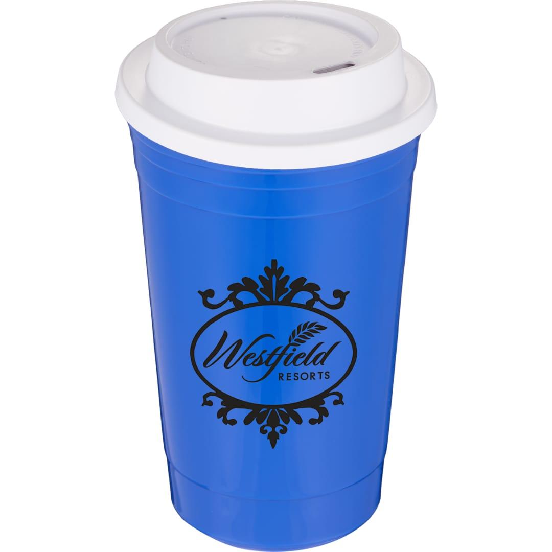 The traveler insulated cup 16 oz. w/ lid Black miniatura 25